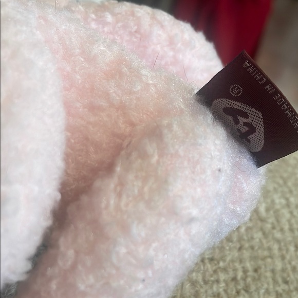 Ty Beanie Babies White and Pink Bunnies - Picture 3 of 3